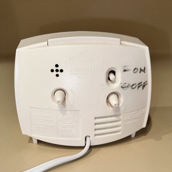 Equity by La Crosse 33100 Electric Silent Analog Alarm Clock - White - Picture 10 of 16